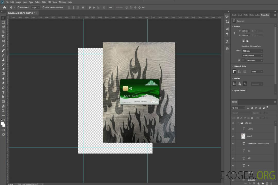 Photolook de la carte visa bancaire Comores Sanduk , avant template